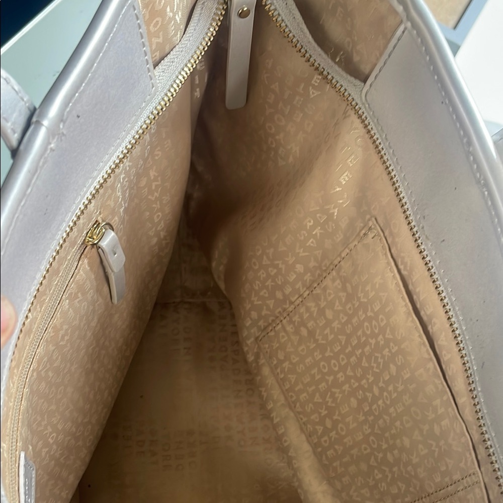 Kate‎ Spade silver Structured Tote Bag - Picture 8 of 8